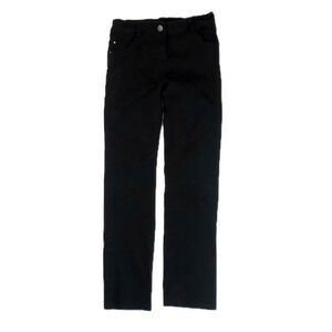 Okaidi Girls Black Jeggings size: 9 Years